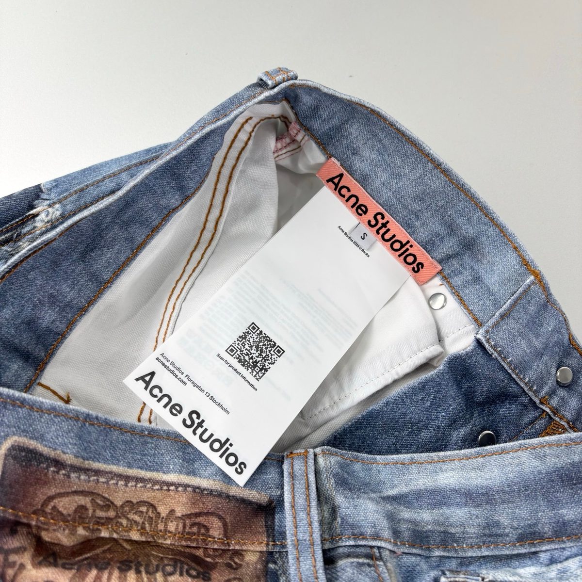 Acne Studios Distressed Denim Jeans