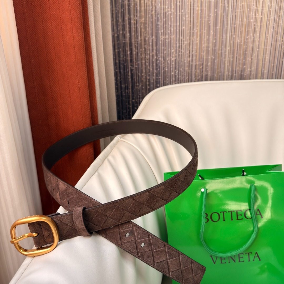 Bottega Veneta Intrecciato Leather Belt