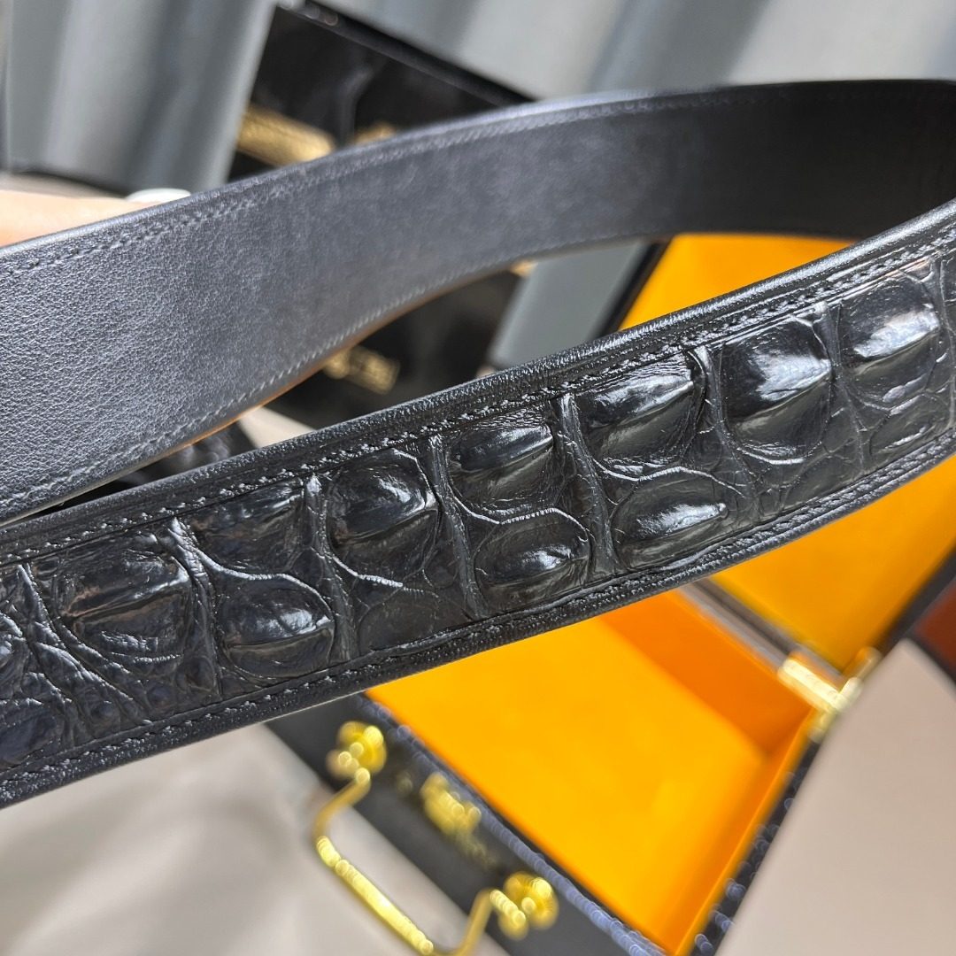 Louis Vuitton Crocodile Leather Belt