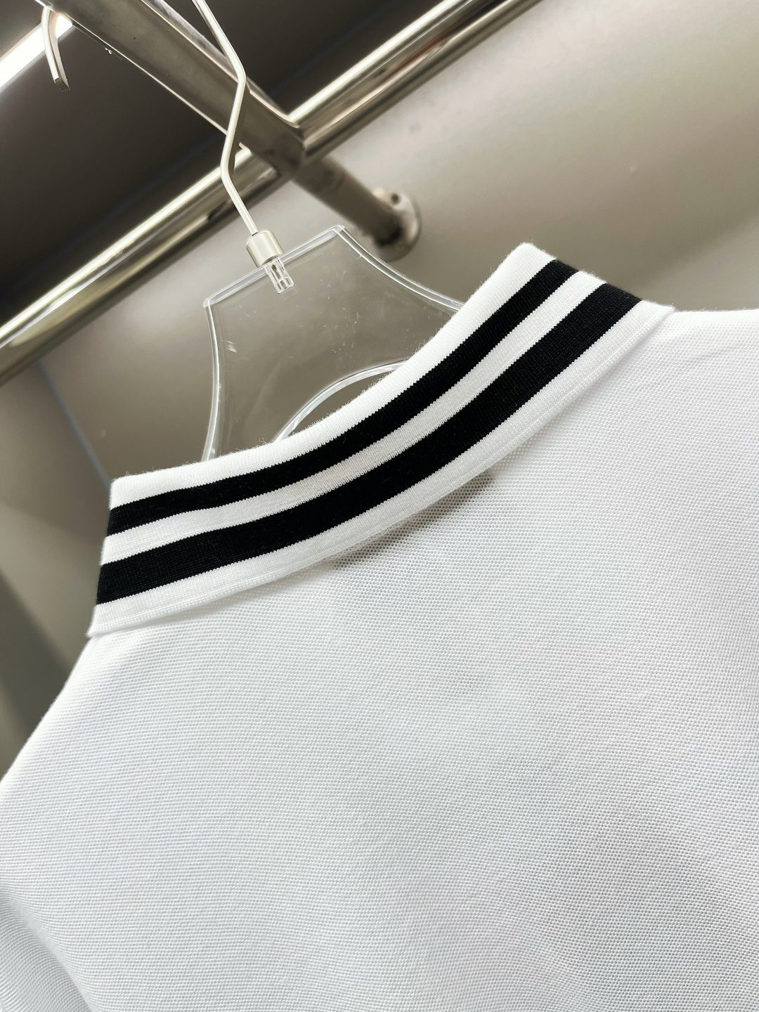 Gucci Striped Collar Polo Shirt