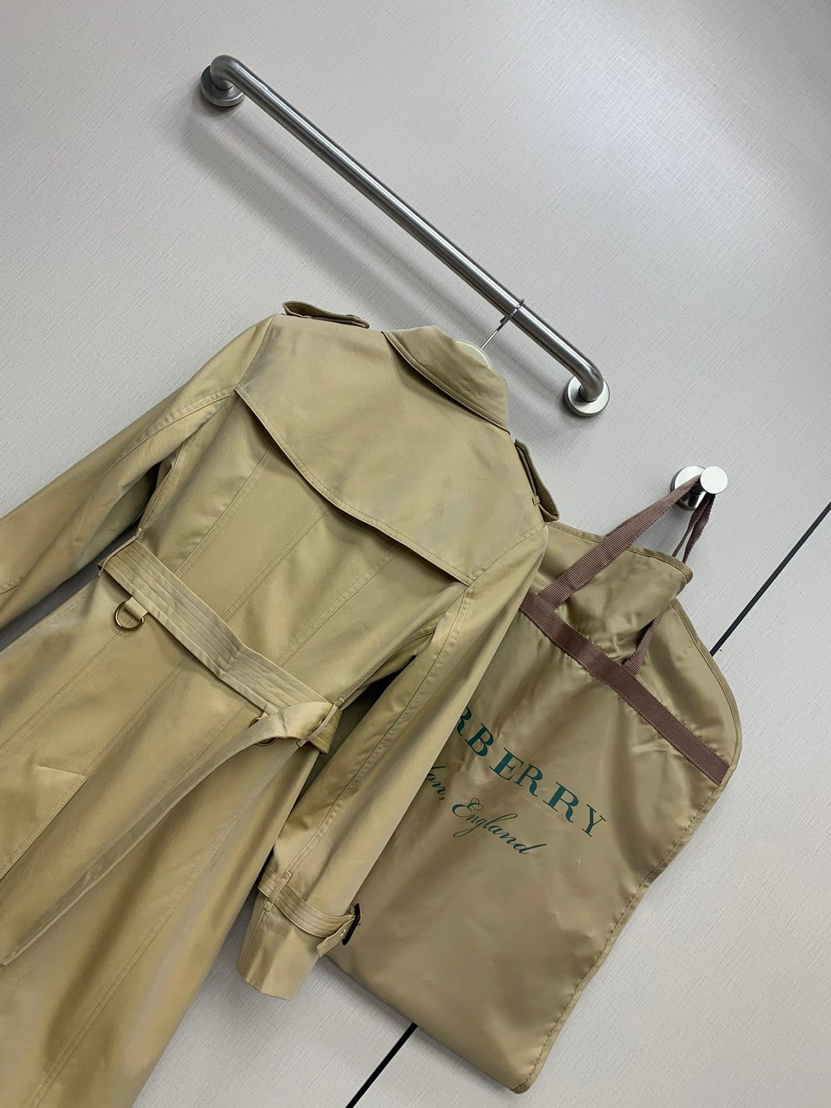 Burberry Vintage Check Trench Coat
