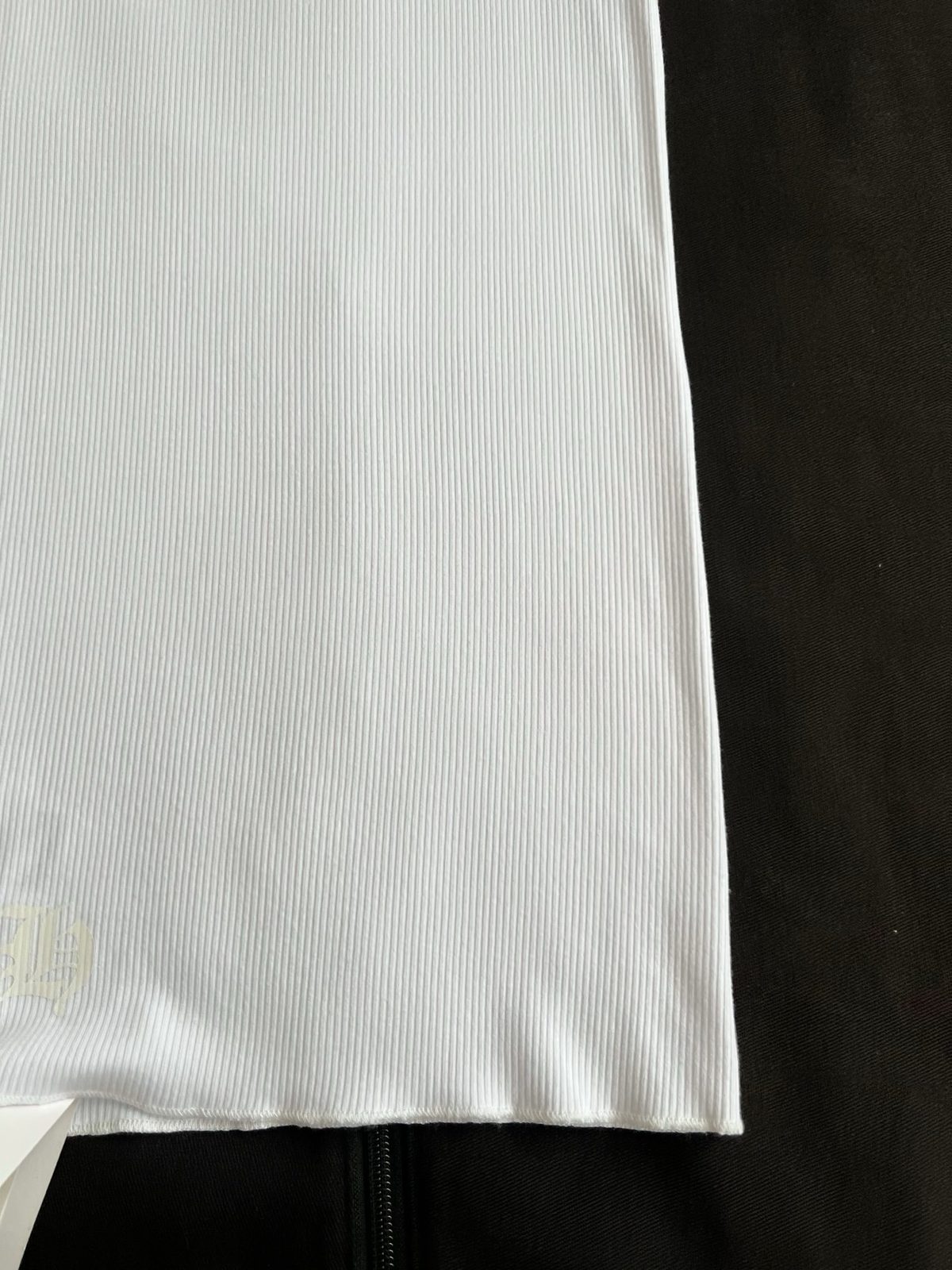 Chrome Hearts Ribbed Cotton Long Sleeve Shirt