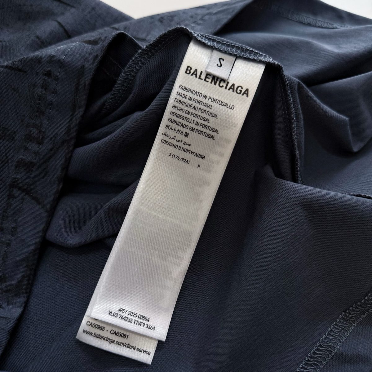 Balenciaga Black Crewneck T-Shirt