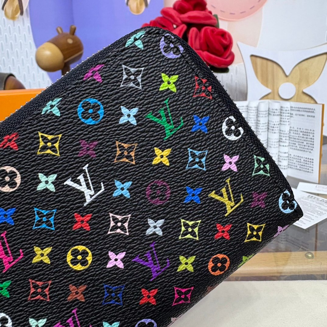 Louis Vuitton Monogram Multicolore Zippy Wallet