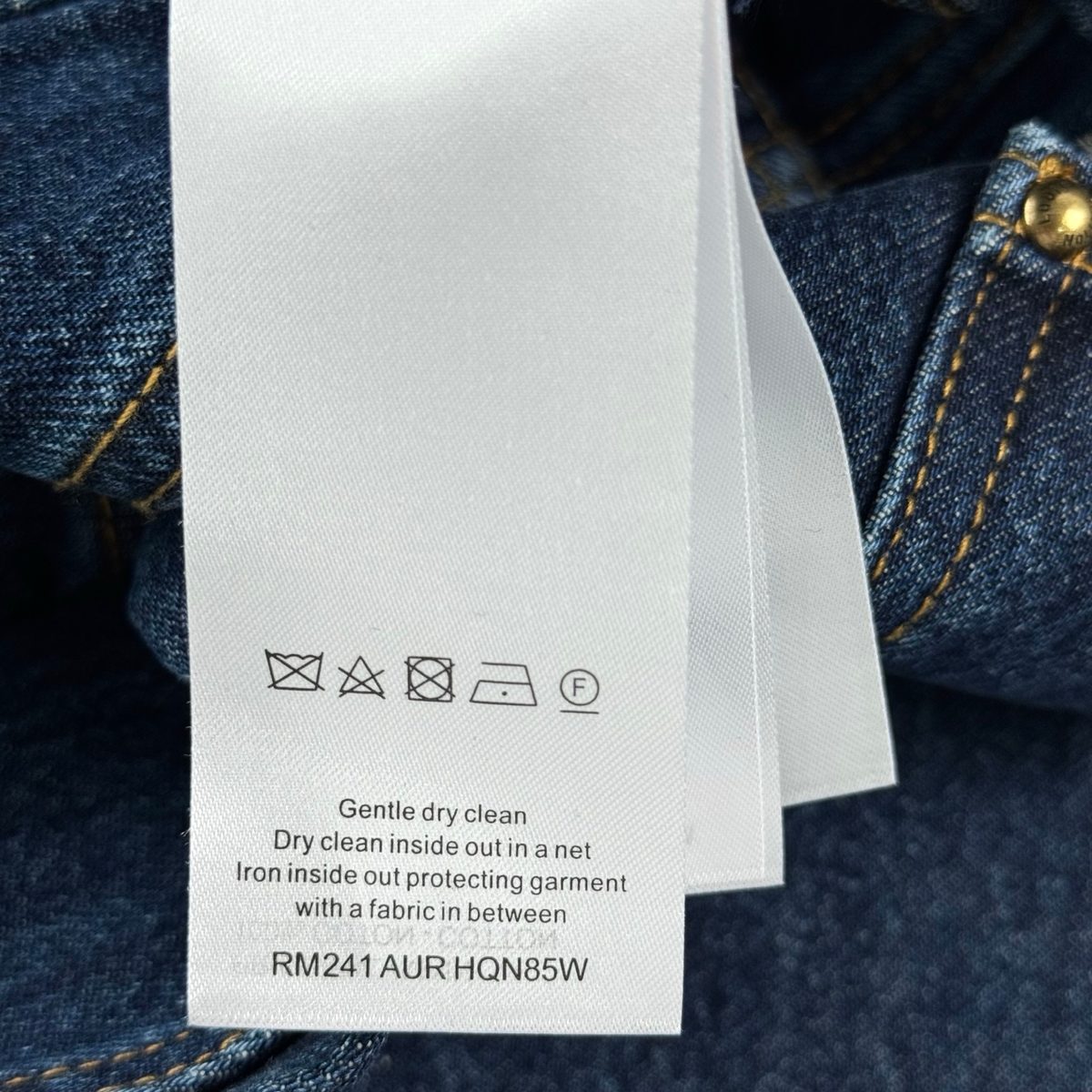 Louis Vuitton Monogram Cuffed Denim Jeans