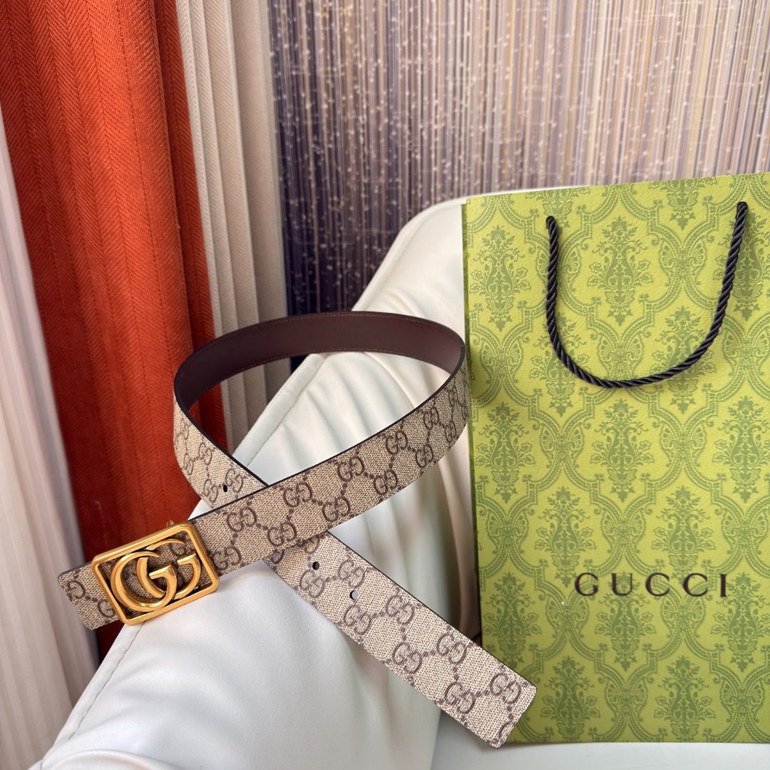Gucci GG Marmont Leather Belt