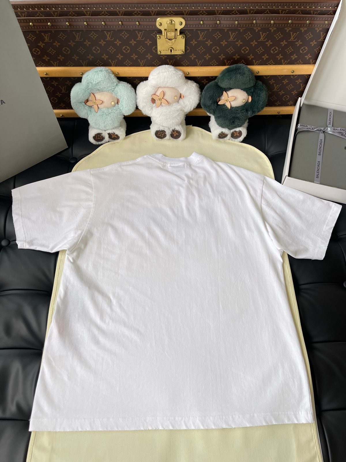Balenciaga White Crewneck T-Shirt