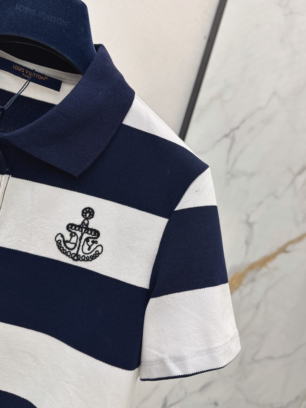 Louis Vuitton Striped Rugby Polo Shirt