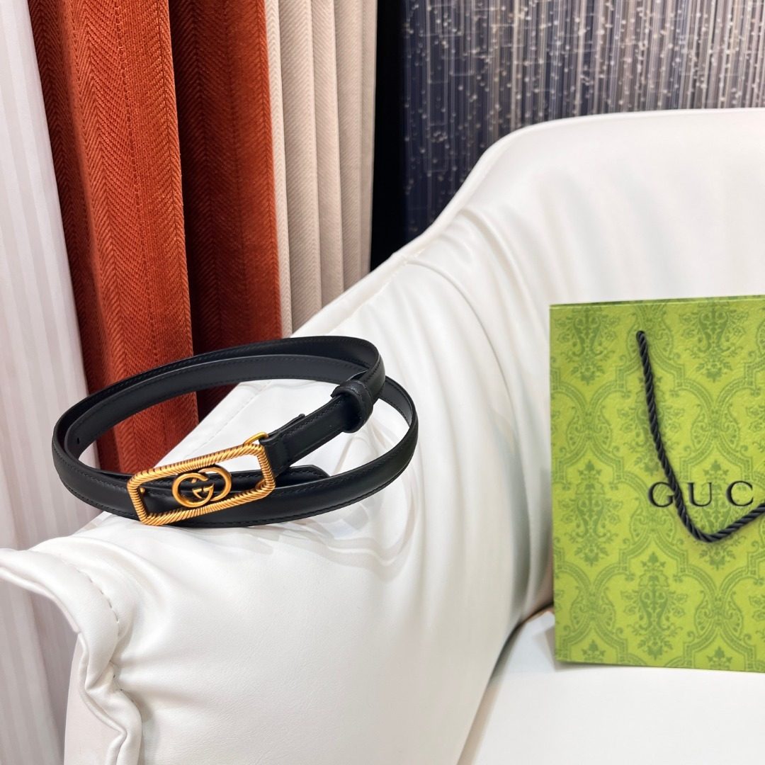 Gucci GG Marmont Leather Belt