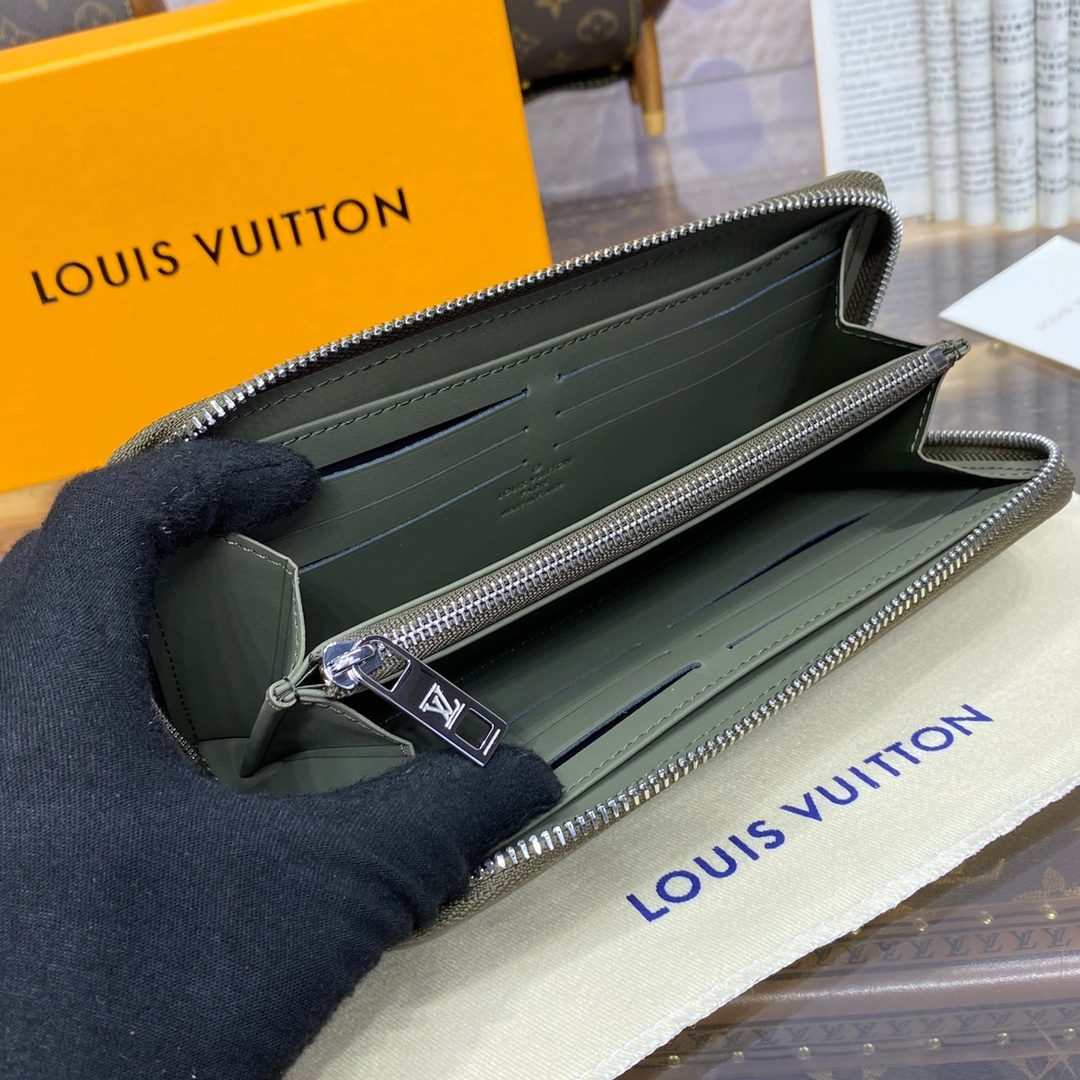 Louis Vuitton Zippy Wallet Sage Green