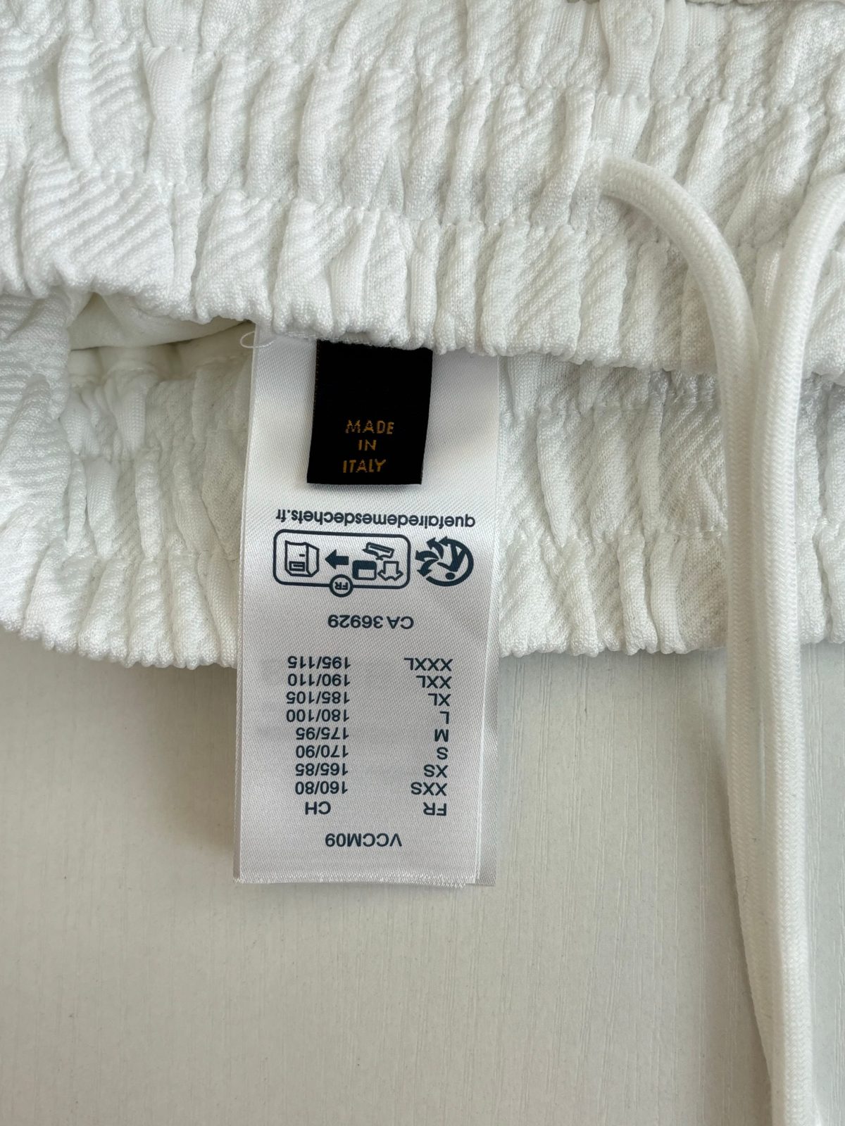 Louis Vuitton Monogram White Shorts