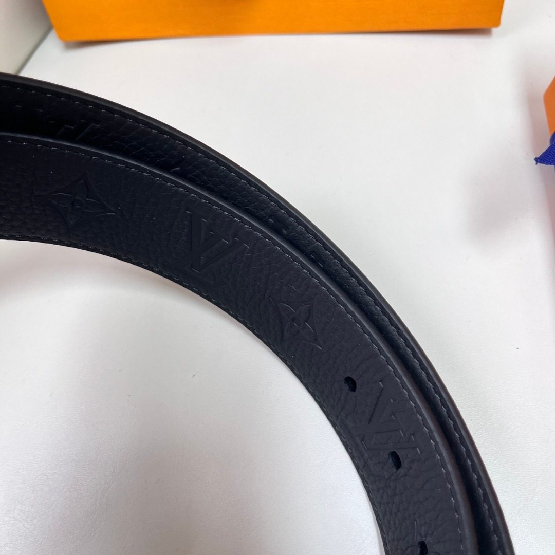 Louis Vuitton Monogram Canvas Leather Belt