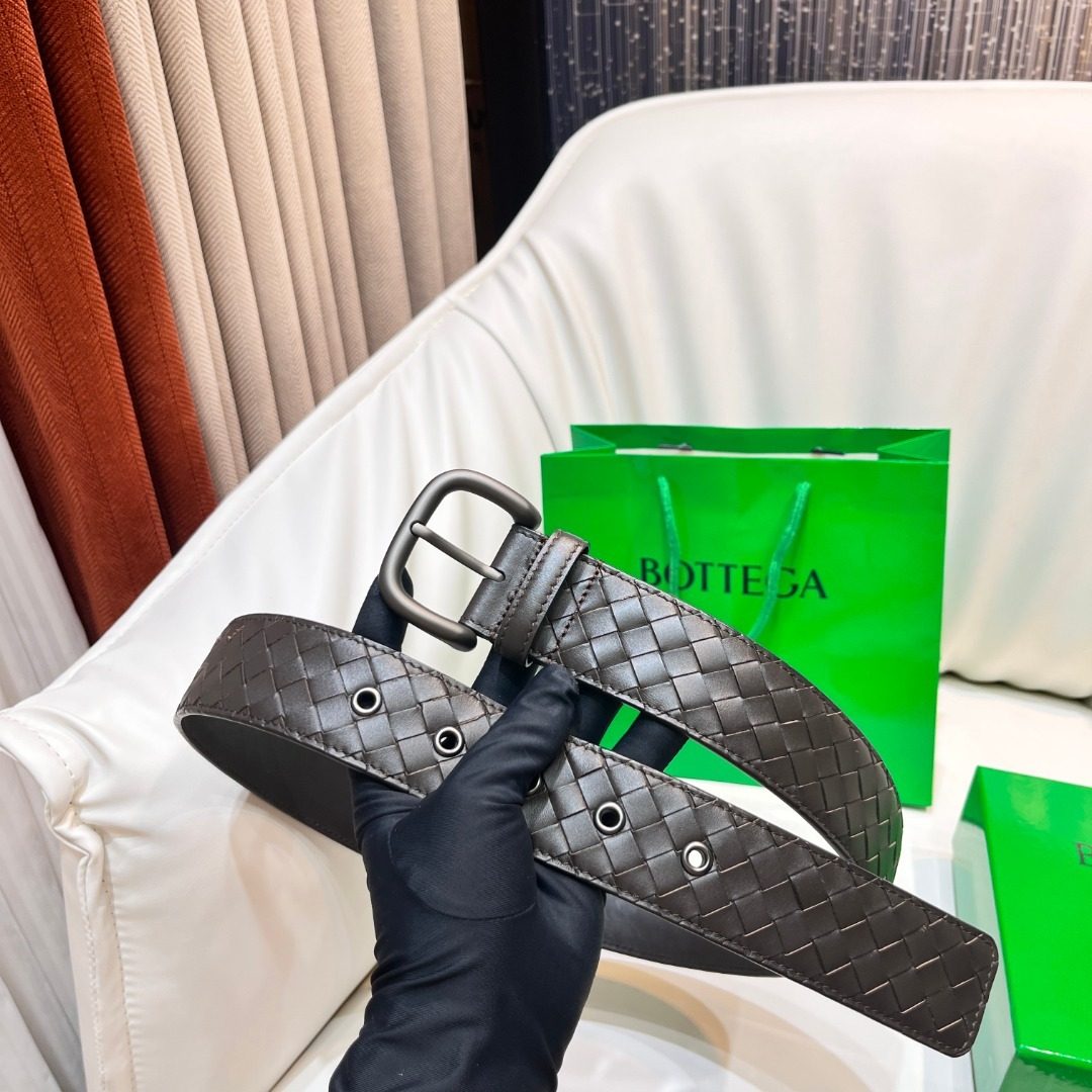 Bottega Veneta Intrecciato Leather Belt
