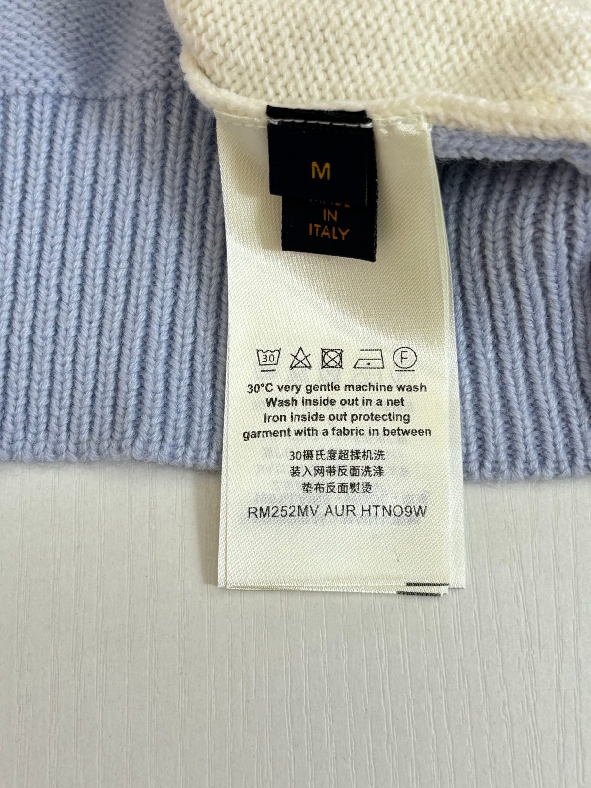 Light Blue Colorblock Cardigan Sweater