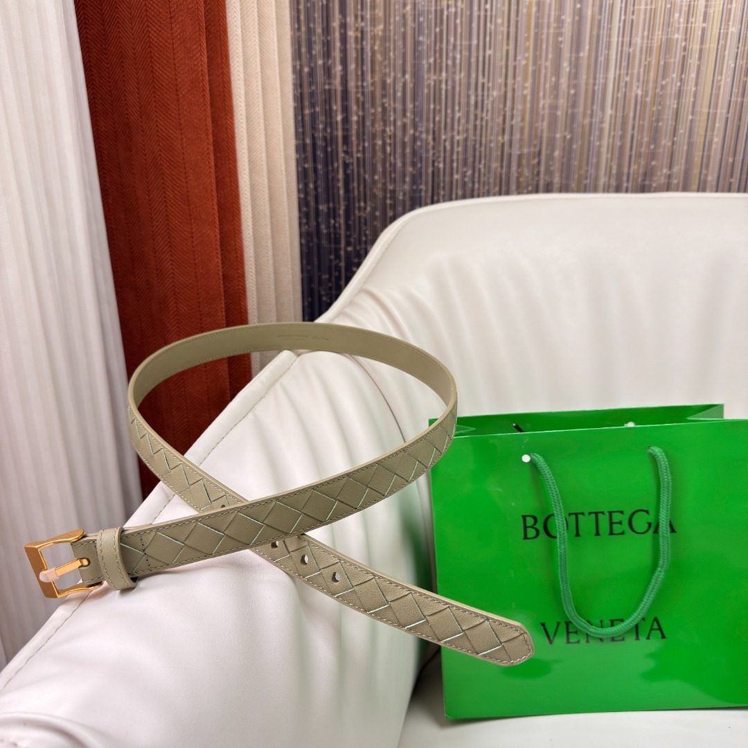 Bottega Veneta Intrecciato Leather Belt