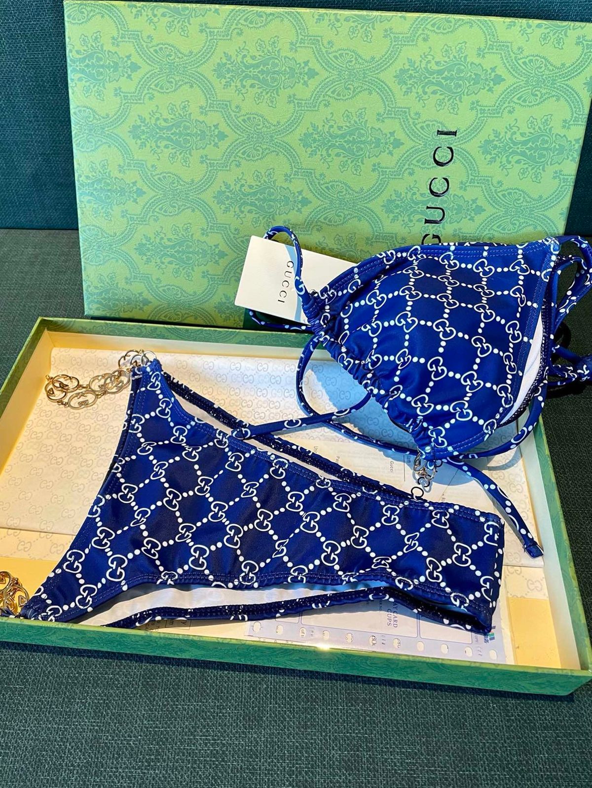 Gucci GG Monogram Swim Briefs Set