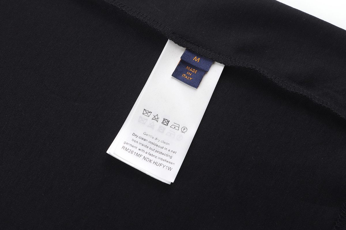 Louis Vuitton Circular Logo Embroidered T-Shirt