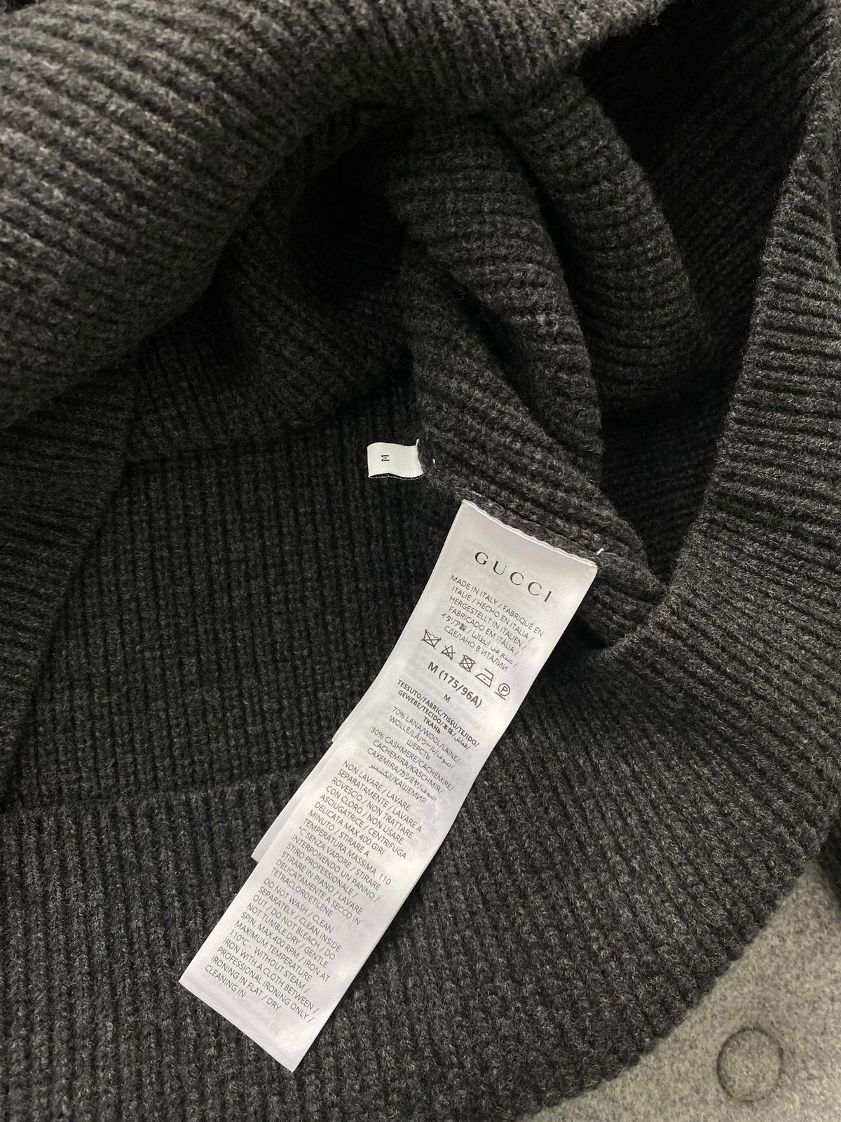 Gucci Ribbed Wool Crewneck Sweater