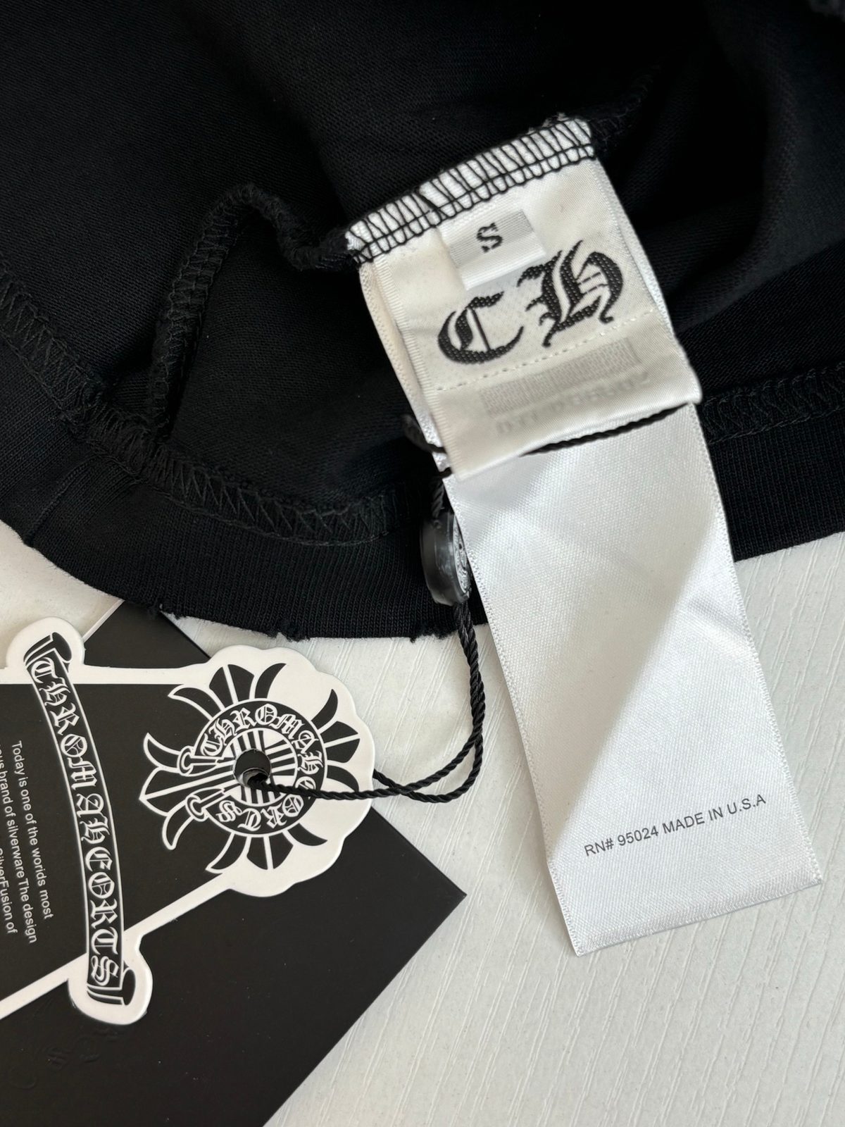 Chrome Hearts Cross Print Black T-Shirt