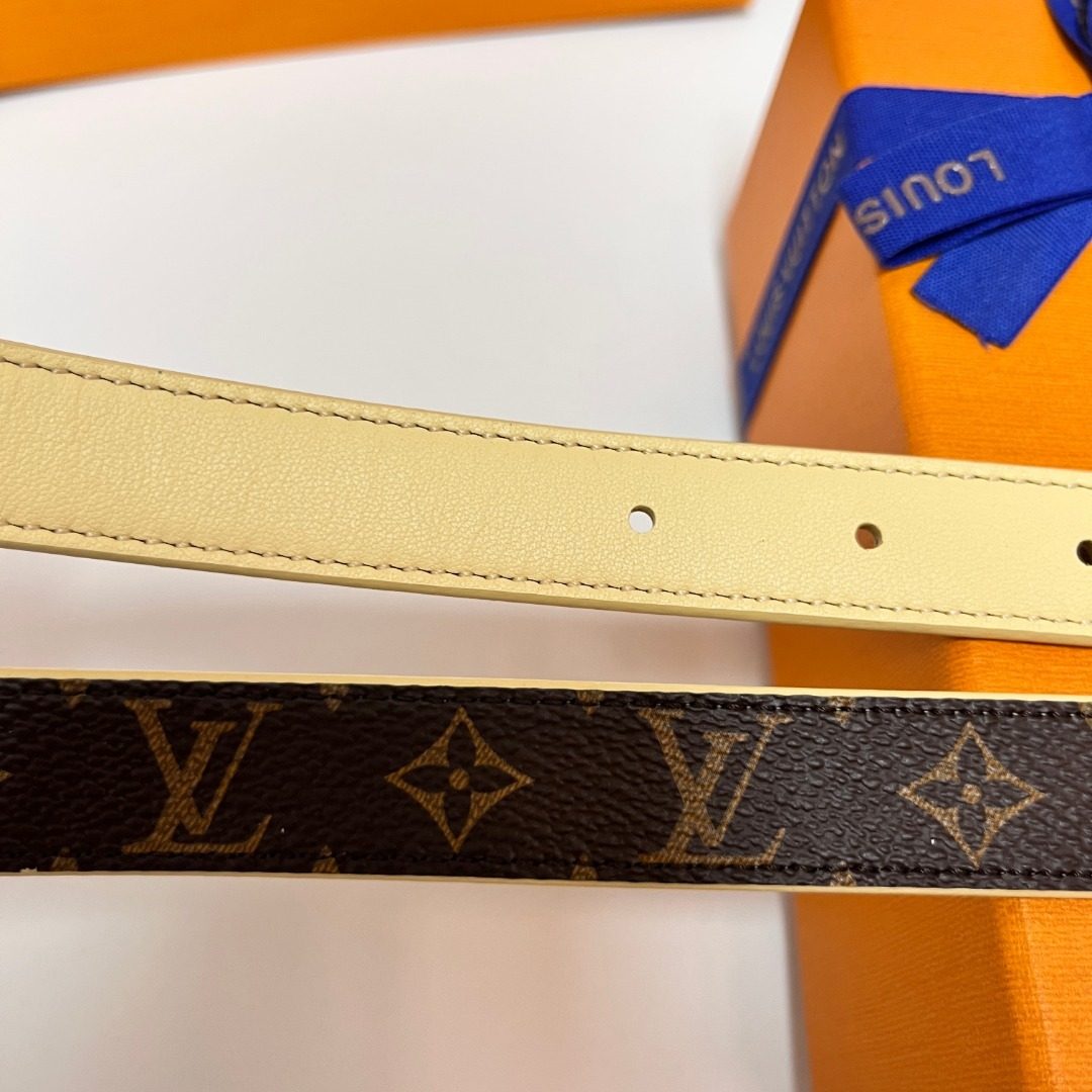 Louis Vuitton Monogram Reversible Leather Belt