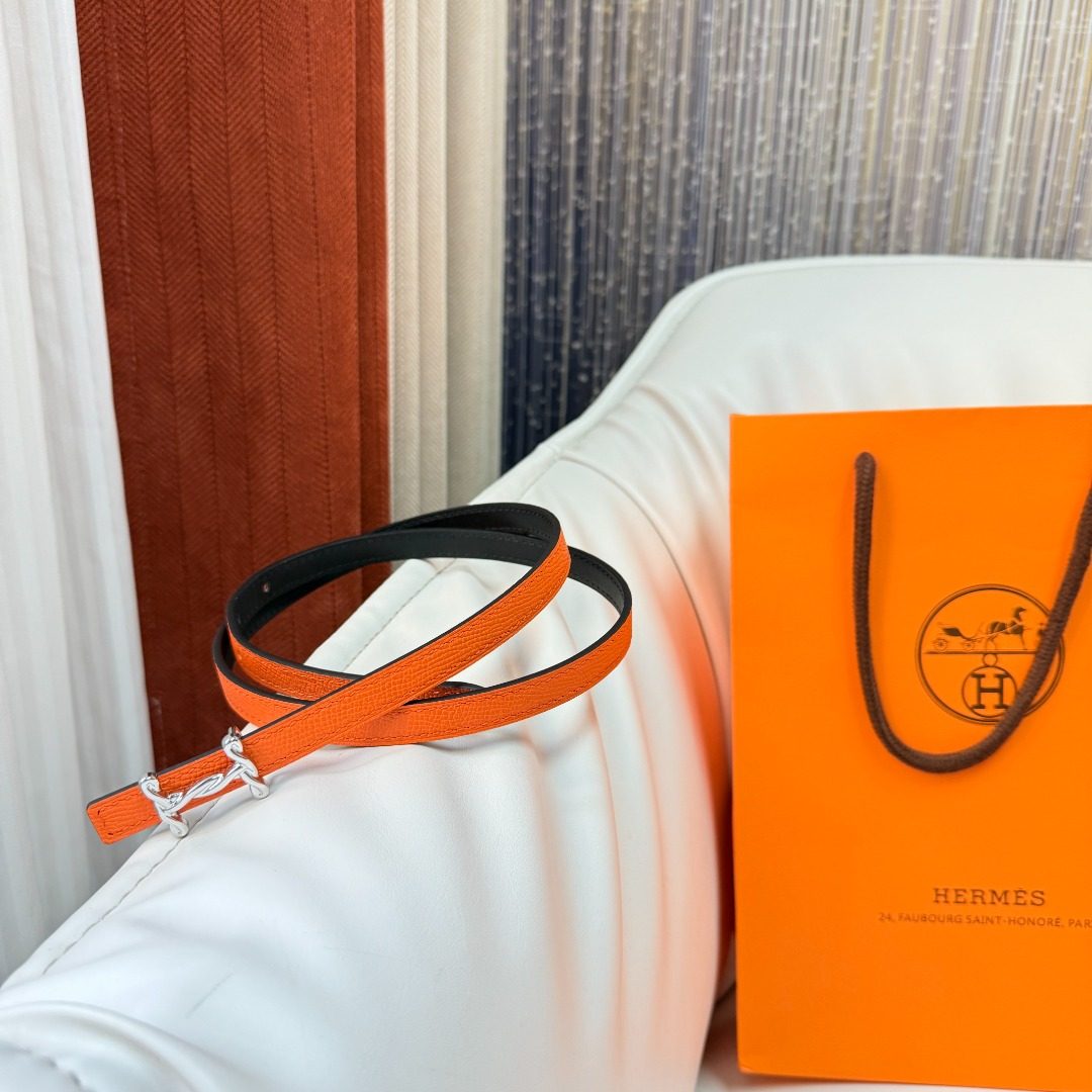 Hermès Reversible Leather Wrap Belt