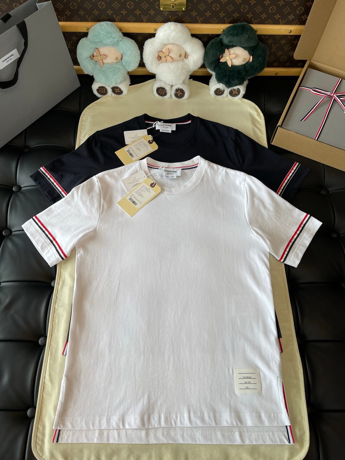 Thom Browne Tricolor Stripe T-Shirt