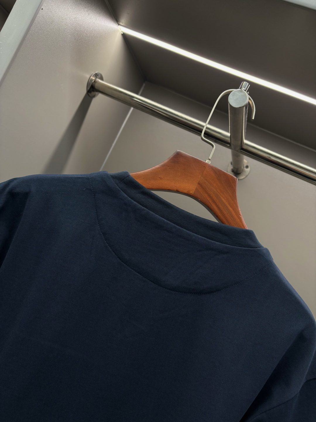 Burberry Logo Crewneck T-Shirt Navy