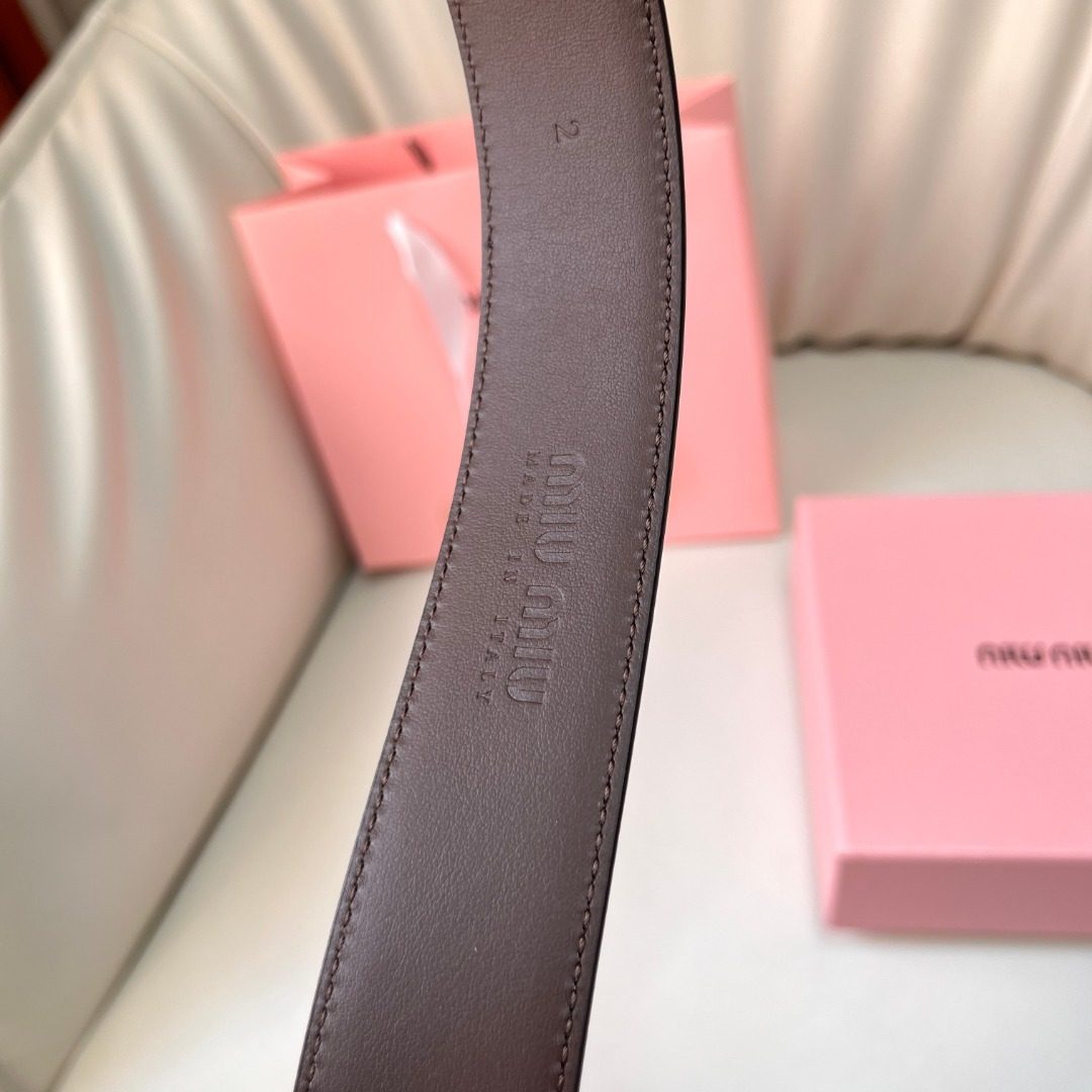Miu Miu Leather Belt