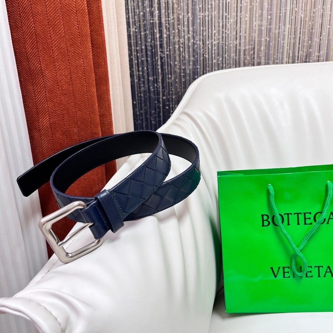 Bottega Veneta Intrecciato Leather Belt