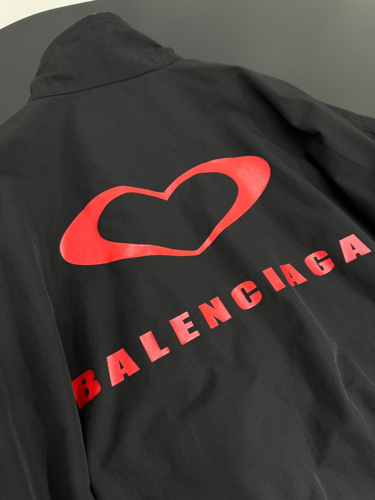 Balenciaga Heart Logo Windbreaker Jacket