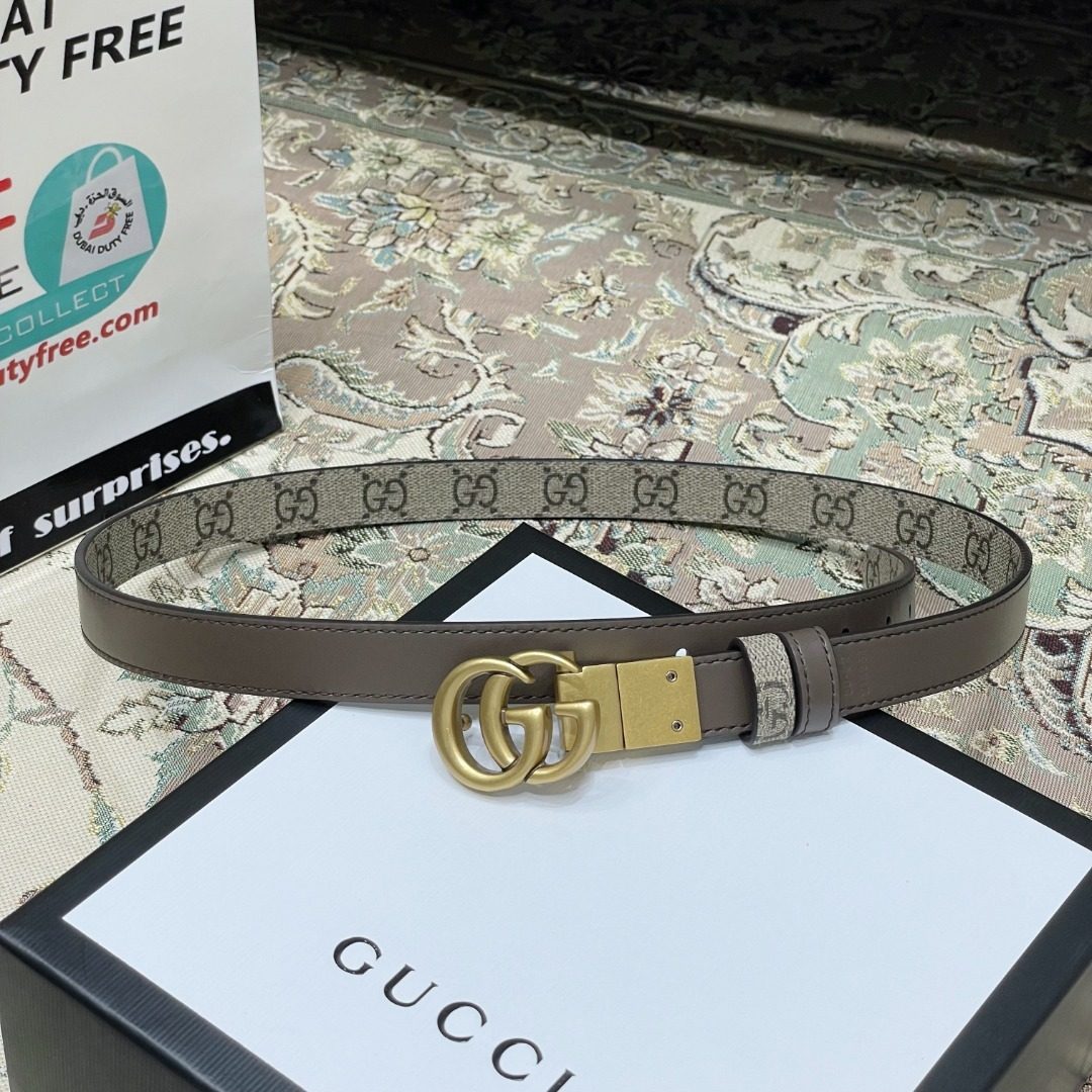 Gucci GG Marmont Leather Belt
