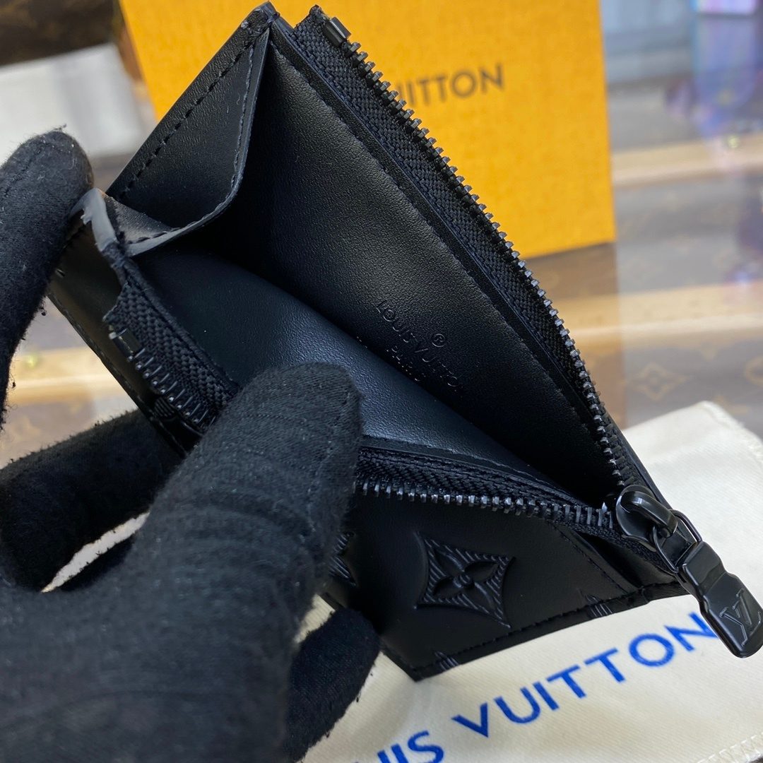 Louis Vuitton Monogram Black Zippy Wallet