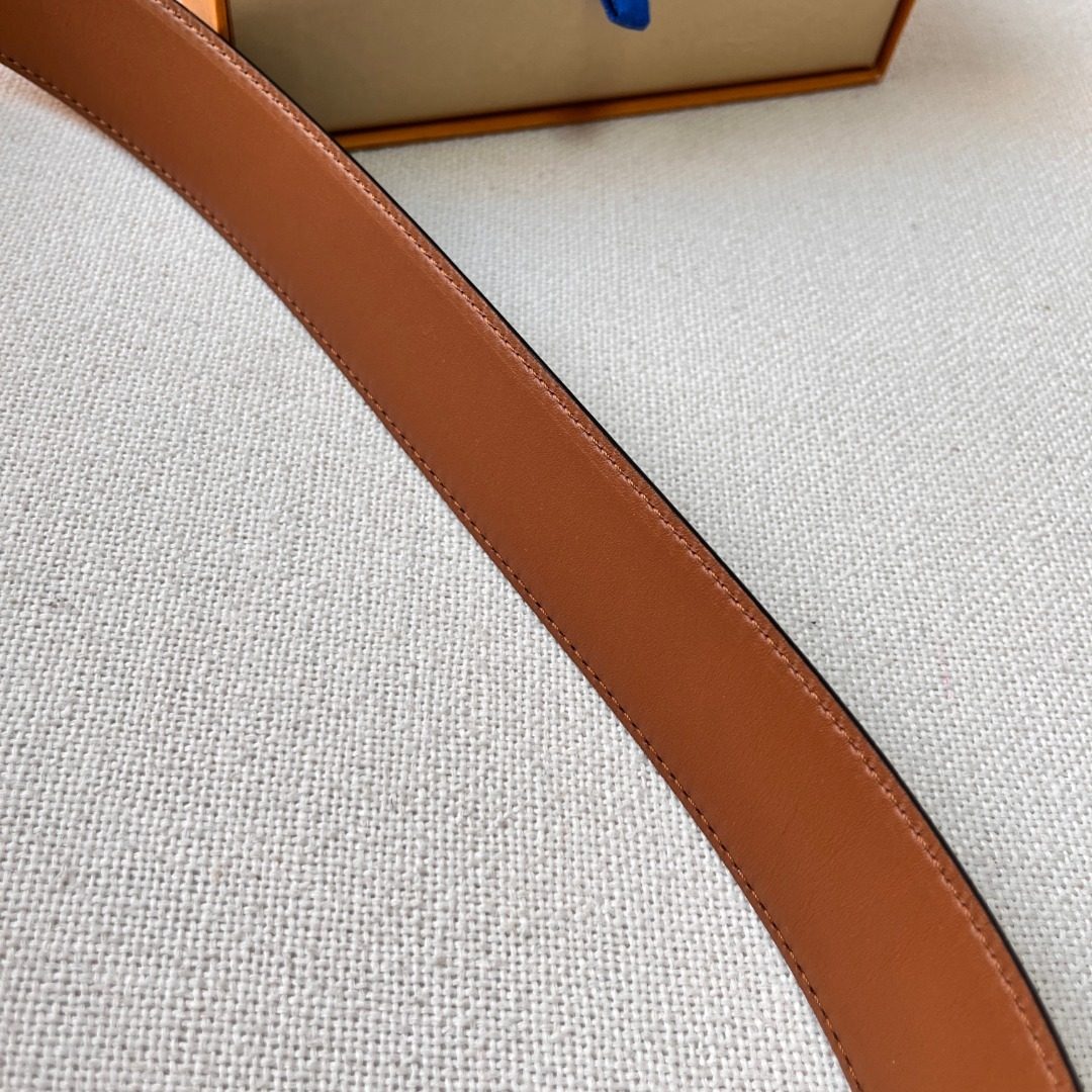 Louis Vuitton LV Initials Black Leather Belt