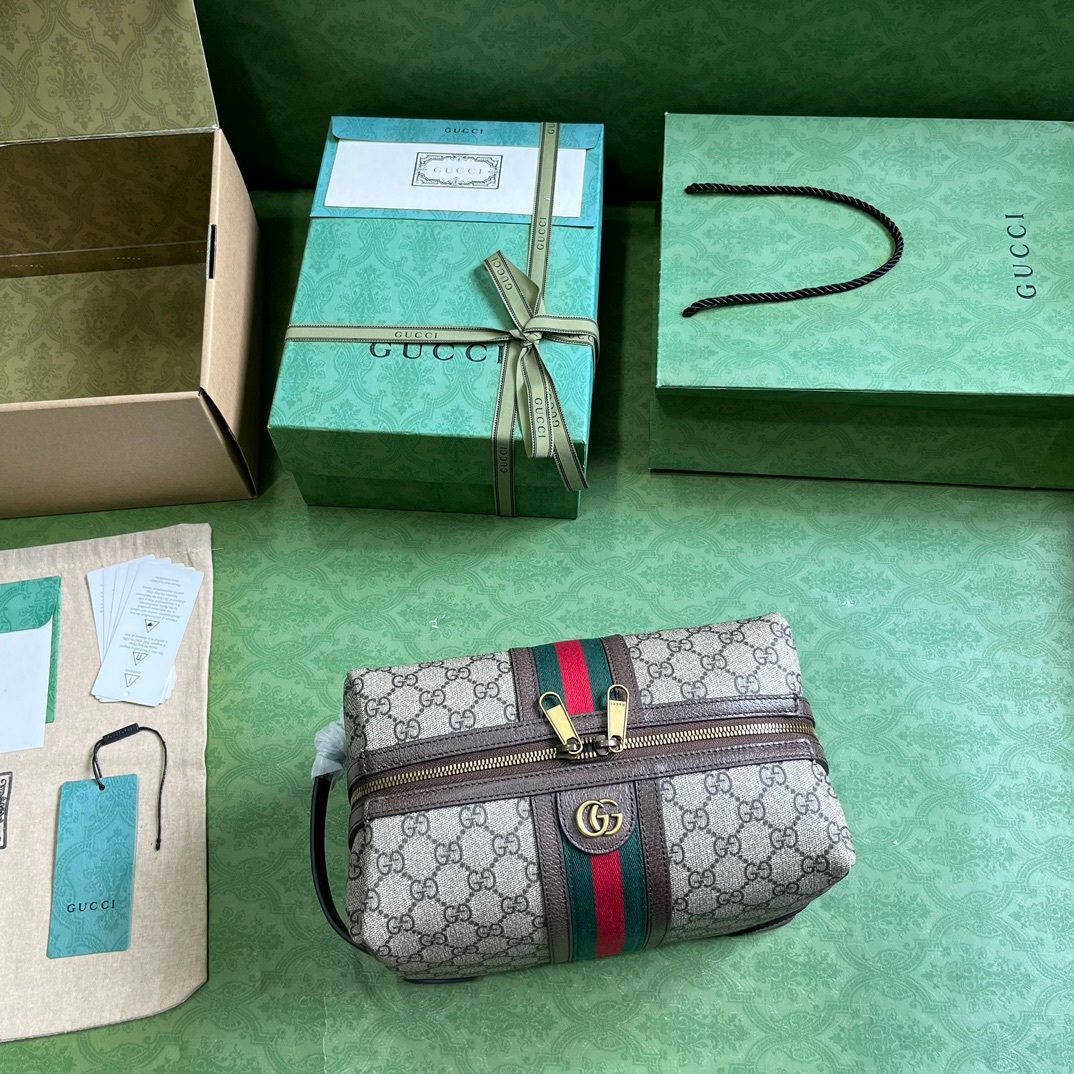 Gucci GG Monogram Canvas Crossbody Bag