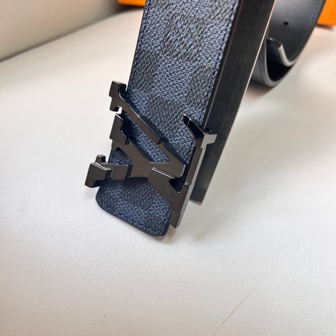Louis Vuitton Damier Graphite Reversible Belt