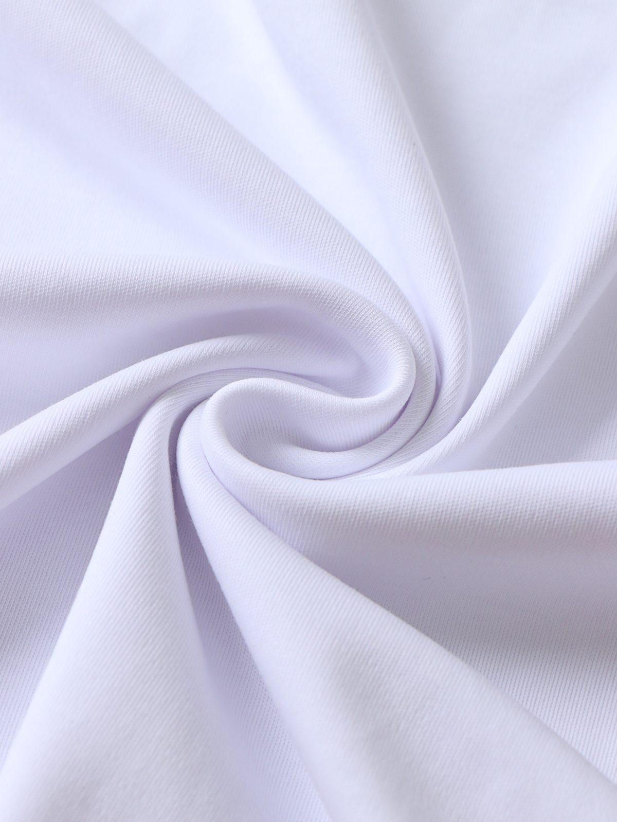 White Cotton Crewneck T-Shirt