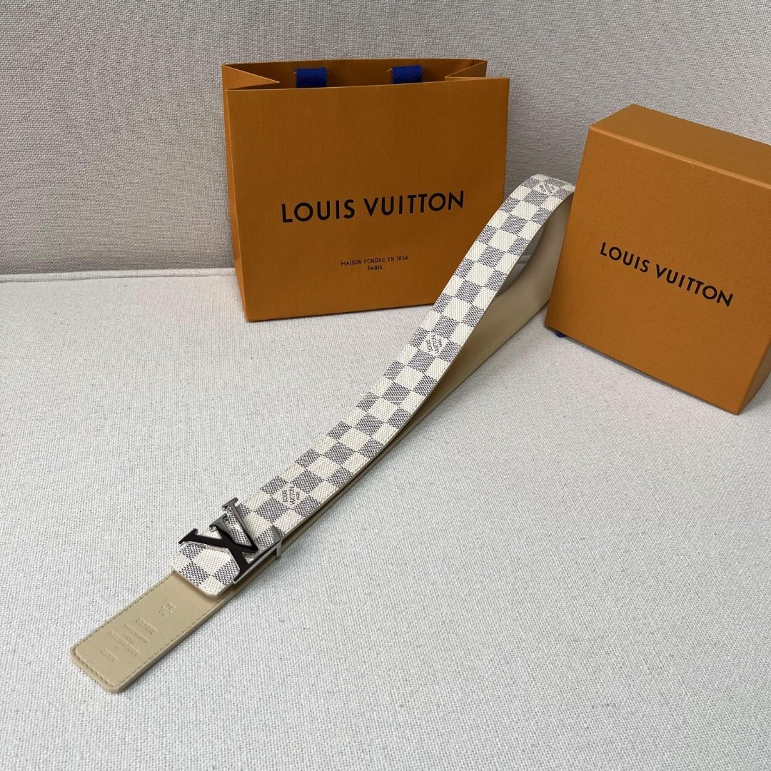 Louis Vuitton Damier Azur Canvas Belt