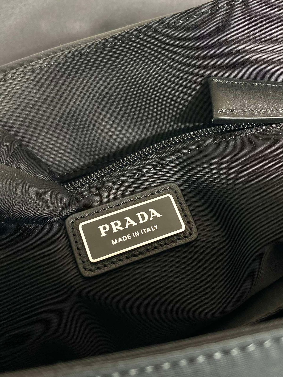 Prada Nylon Shoulder Bag Black