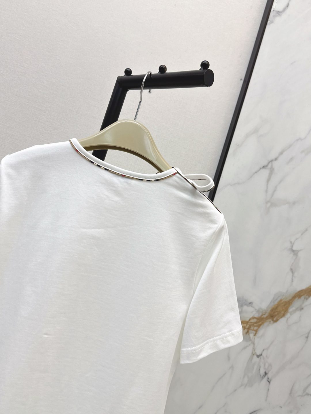 Burberry Logo Print Cotton T-Shirt