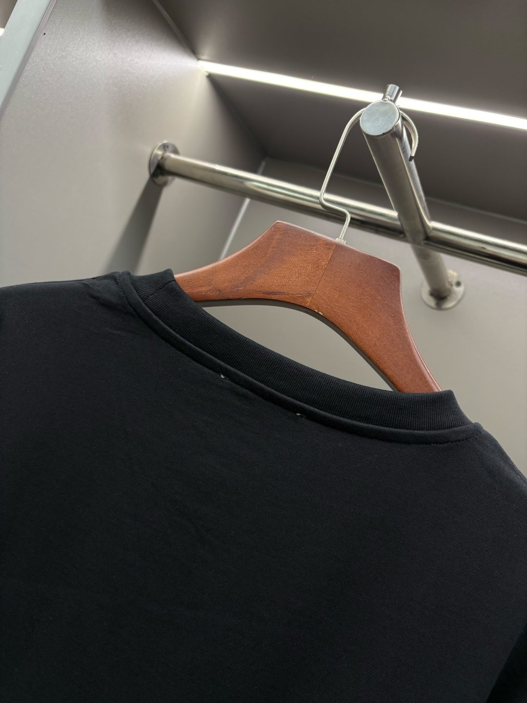 Burberry Embroidered Logo Crewneck T-Shirt