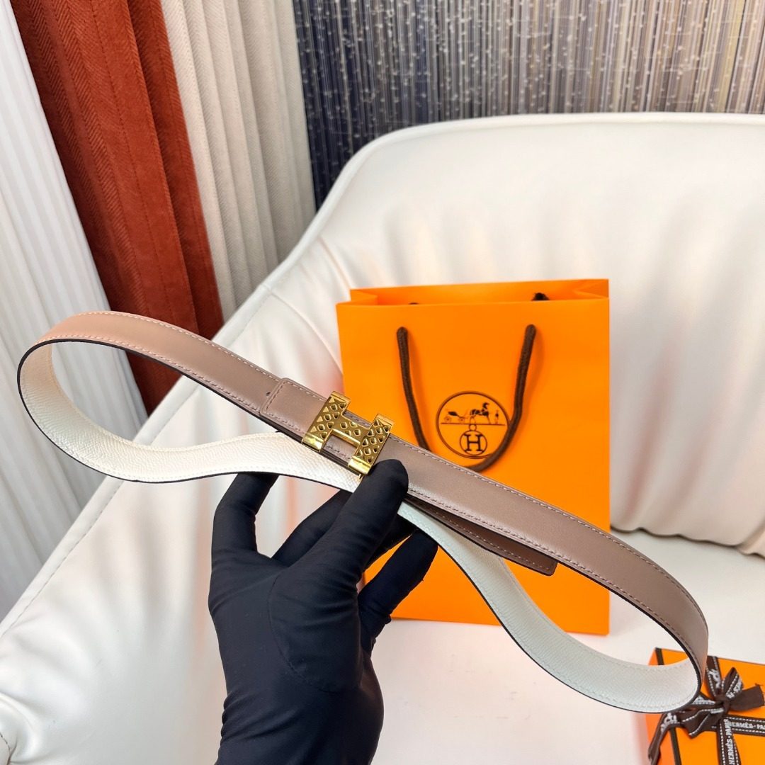 Hermès Constance Leather Belt