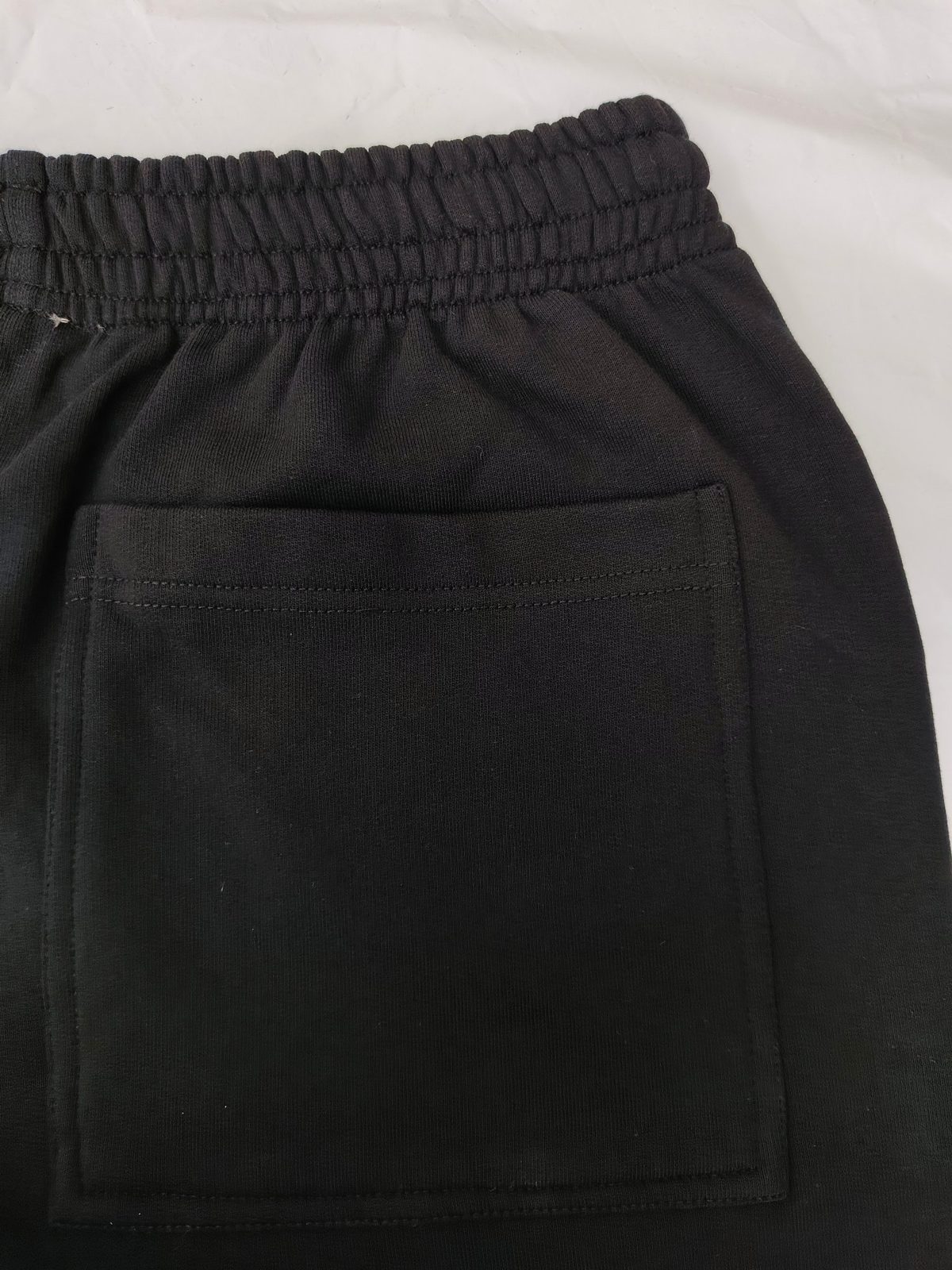 Black Jogger Sweatpants with Pocket Detail