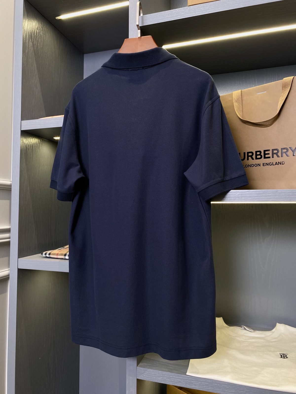 Burberry TB Logo Short Sleeve Polo Shirt
