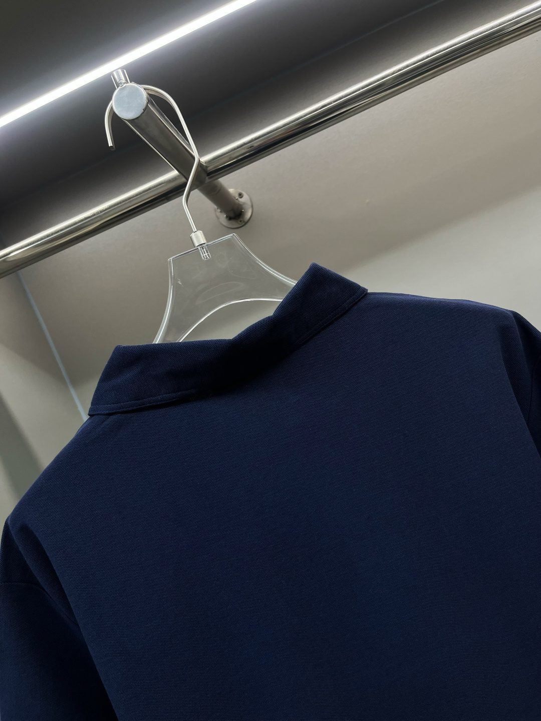 Burberry Navy Cotton Polo Shirt