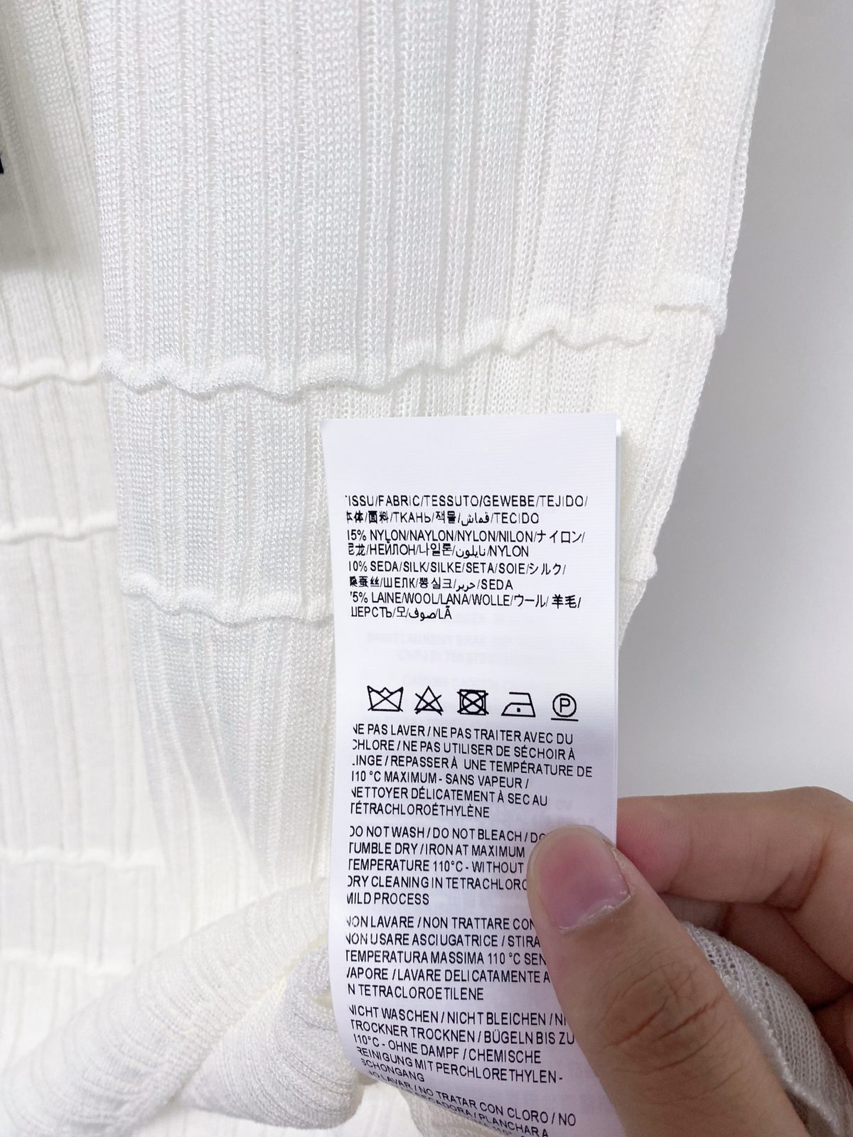 Saint Laurent Ribbed Knit Tank Top