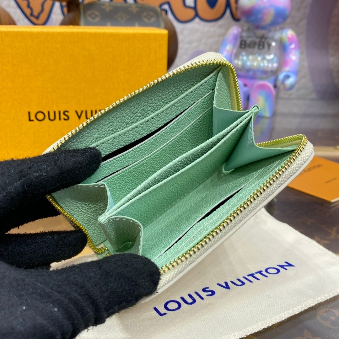 Louis Vuitton Zippy Wallet Mint Green