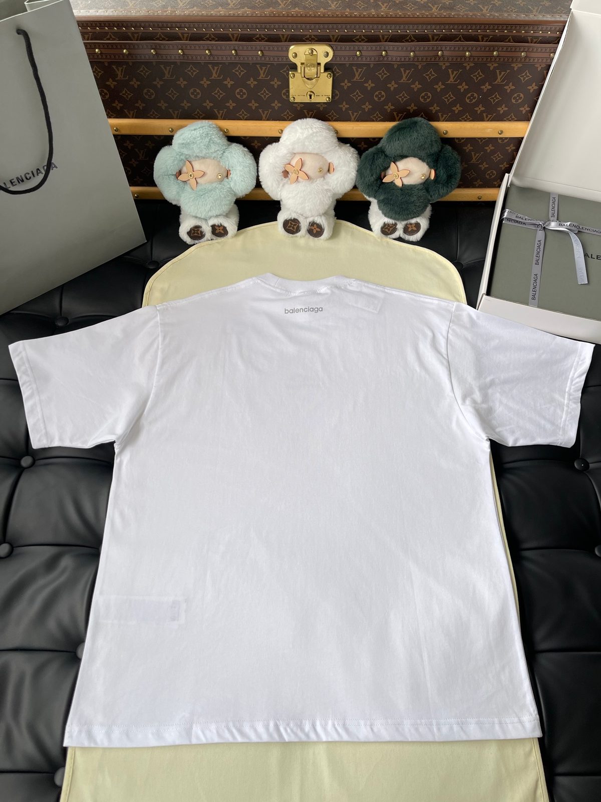 Balenciaga White Logo T-Shirt