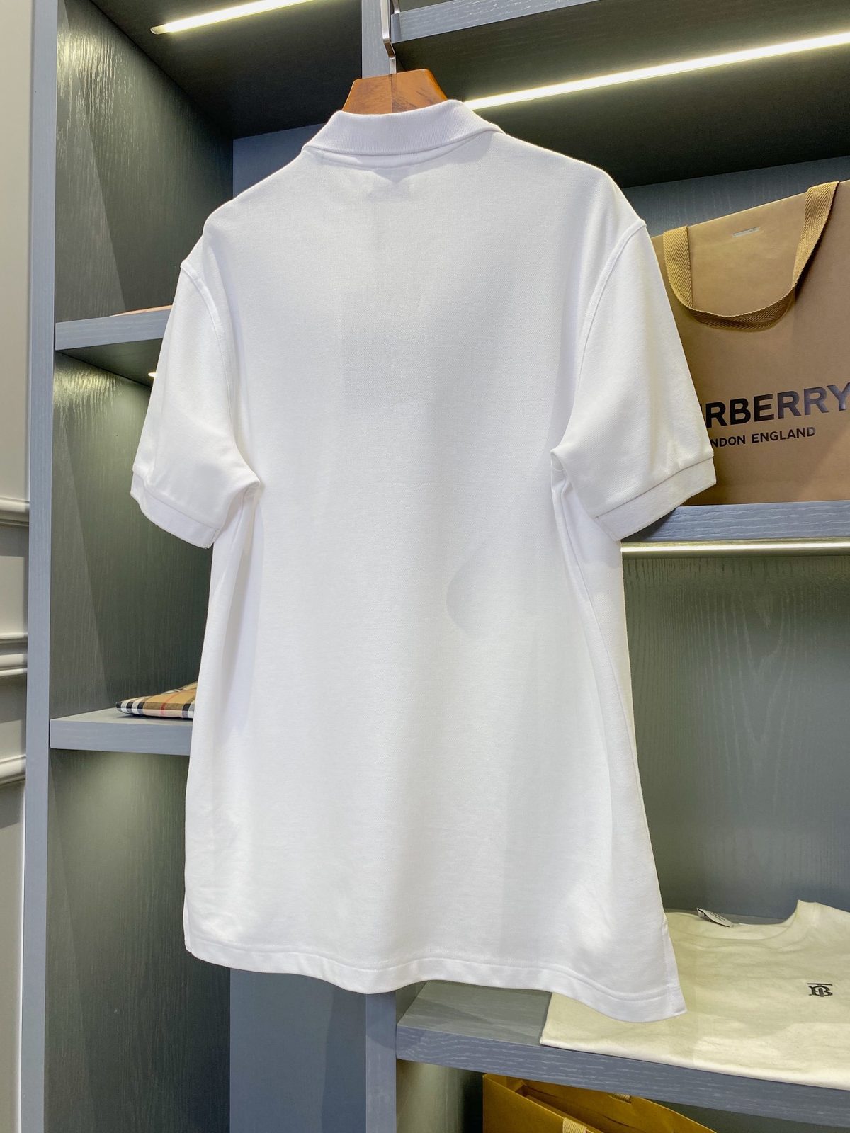Burberry TB Logo Short Sleeve Polo Shirt
