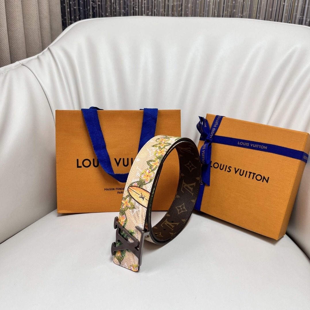 Louis Vuitton Monogram Reversible Canvas Belt