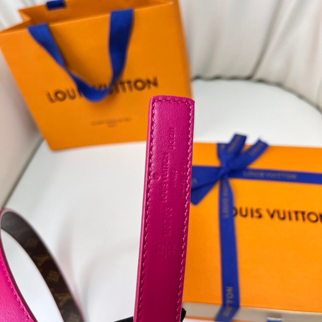 Louis Vuitton Monogram Reversible Leather Belt